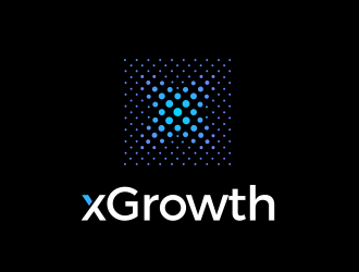 xGrowth logo design by mashoodpp