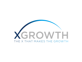 xGrowth logo design by bomie