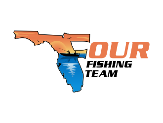 Florida Four Fishing Team logo design by Kruger