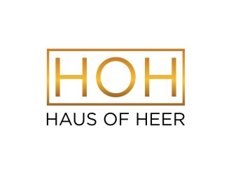 Haus of Heer also known as HOH (short form) logo design by sabyan