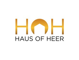 Haus of Heer also known as HOH (short form) logo design by sabyan