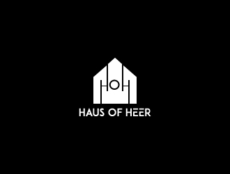 Haus of Heer also known as HOH (short form) logo design by yondi