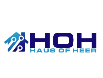 Haus of Heer also known as HOH (short form) logo design by AamirKhan