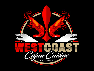 West Coast Cajun Cuisine logo design by dasigns