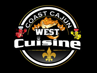 West Coast Cajun Cuisine logo design by Suvendu