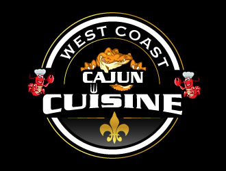 West Coast Cajun Cuisine logo design by Suvendu