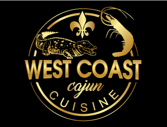 West Coast Cajun Cuisine logo design by Suvendu