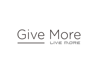 Give more LIVE MORE logo design by kevlogo