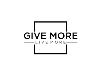 Give more LIVE MORE logo design by narnia