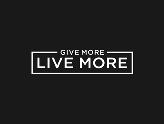 Give more LIVE MORE logo design by alby