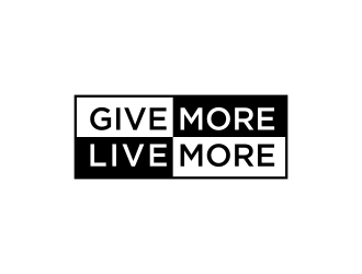 Give more LIVE MORE logo design by GassPoll