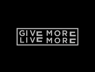 Give more LIVE MORE logo design by dayco