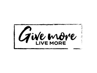 Give more LIVE MORE logo design by AamirKhan