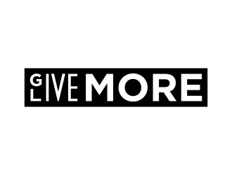 Give more LIVE MORE logo design by creator_studios