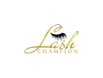 Lash Champion logo design by oke2angconcept