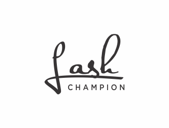 Lash Champion logo design by santrie
