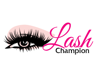 Lash Champion logo design by AamirKhan