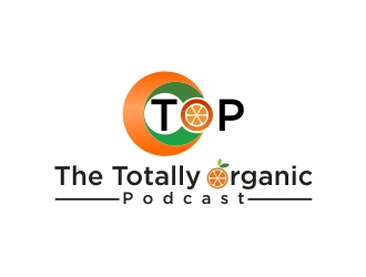 The TOP - The Totally Organic Podcast  logo design by protein
