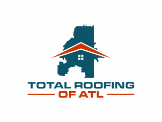 Total Roofing of ATL  logo design by hidro