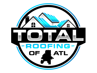 Total Roofing of ATL  logo design by scriotx