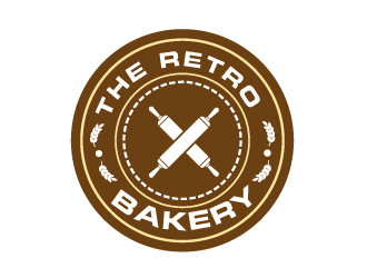 The Retro Bakery logo design by AamirKhan