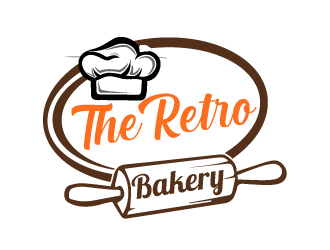 The Retro Bakery logo design by AamirKhan
