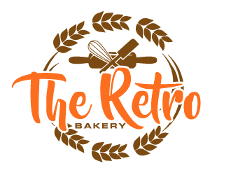 The Retro Bakery logo design by AamirKhan