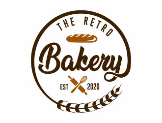 The Retro Bakery logo design by MonkDesign