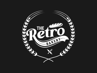 The Retro Bakery logo design by MonkDesign