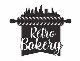The Retro Bakery logo design by serprimero