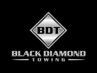 Black Diamond Towing logo design by GassPoll