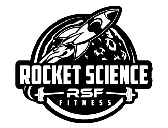 Rocket Science Fitness logo design by jaize