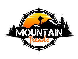 Mountain Treads logo design by daywalker