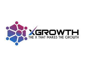 xGrowth logo design by serprimero
