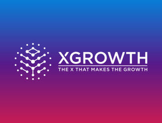 xGrowth logo design by Galfine