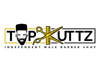 TOP KUTTZ logo design by DreamLogoDesign