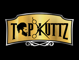 TOP KUTTZ logo design by M J