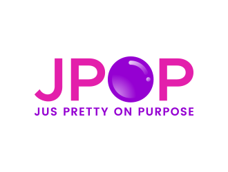 JPOP Jus Pretty On Purpose  logo design by lexipej