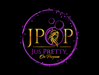 JPOP Jus Pretty On Purpose  Logo Design