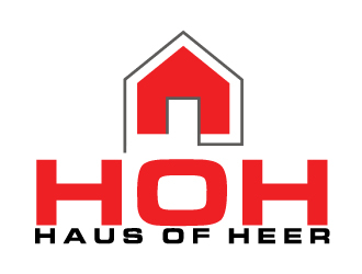 Haus of Heer also known as HOH (short form) logo design by AamirKhan