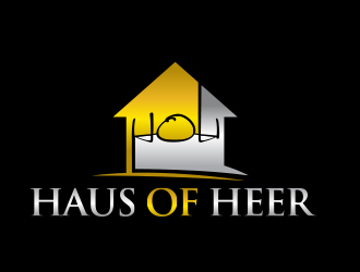 Haus of Heer also known as HOH (short form) logo design by AB212