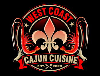 West Coast Cajun Cuisine logo design by LucidSketch