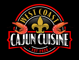 West Coast Cajun Cuisine logo design by AamirKhan