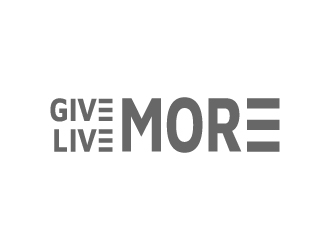 Give more LIVE MORE logo design by DreamCather