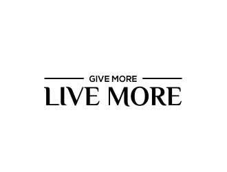 Give more LIVE MORE logo design by kimora