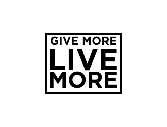 Give more LIVE MORE logo design by Greenlight