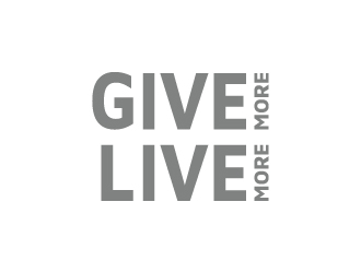 Give more LIVE MORE logo design by DreamCather