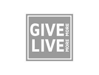 Give more LIVE MORE logo design by DreamCather