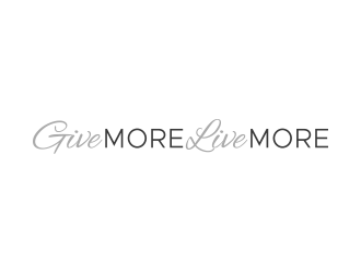 Give more LIVE MORE logo design by lexipej