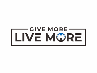 Give more LIVE MORE logo design by mutafailan